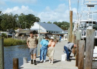 The dock at Calabash, North Carolina