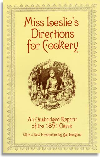 Miss Leslie's Directions for Cookery (Dover)
